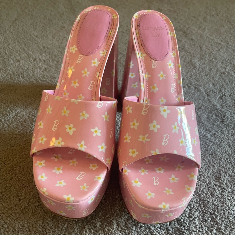 Larroude x Barbie style platforms